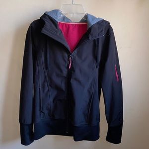 Mondetta black fleece lined polyester jacket